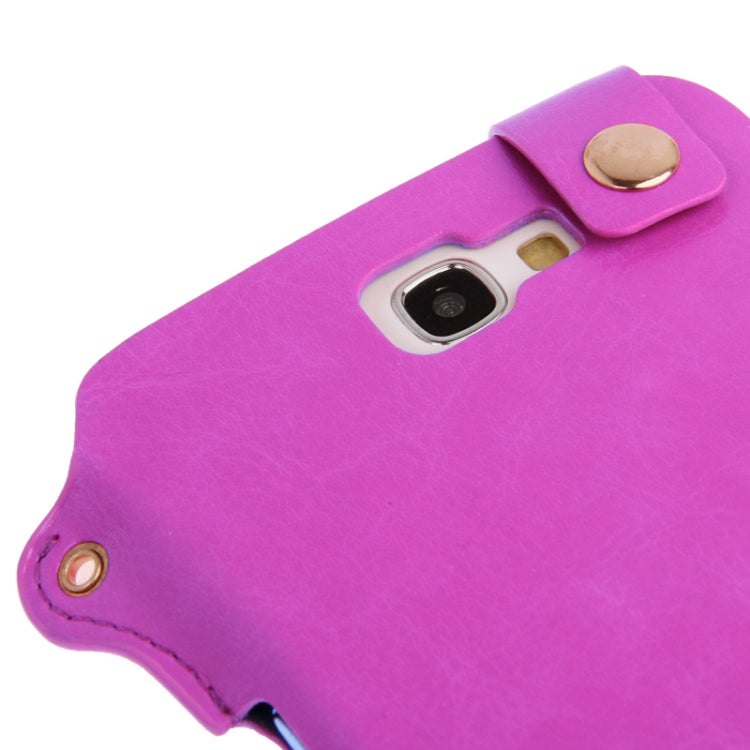 Crazy Horse Texture Touch Screen Vertical Style Leather Case with Lanyard & Earphone Winder for Galaxy Note II / N7100