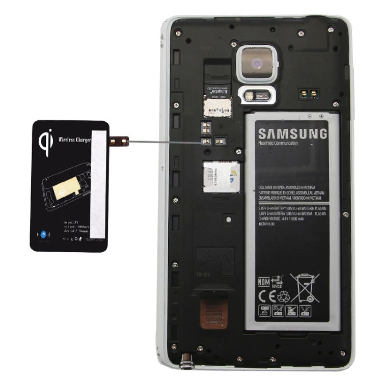 Wireless Charging Sticker Receiver, For Galaxy Note Edge / N915V / N915P / N915T / N915A(Black)