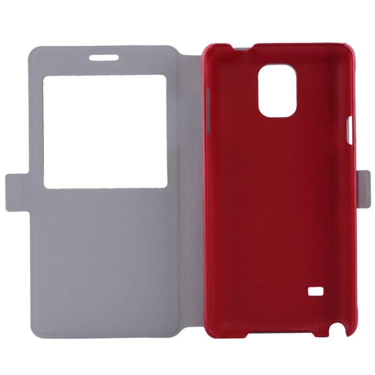 Floral Flower Pattern Leather Case with Holder & Call Display for Galaxy Note 4 / N910