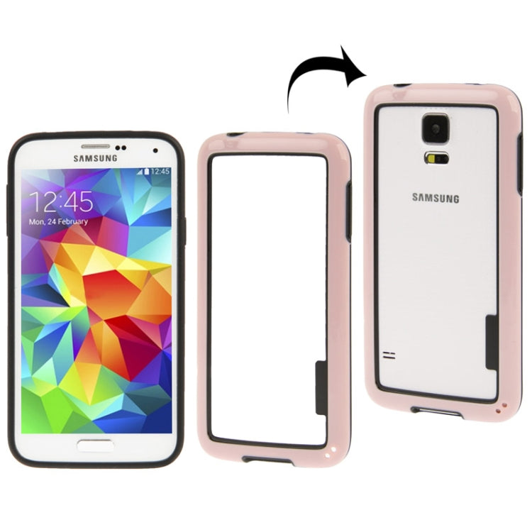 2-color TPU + Plastic Bumper Frame for Galaxy S5 / G900