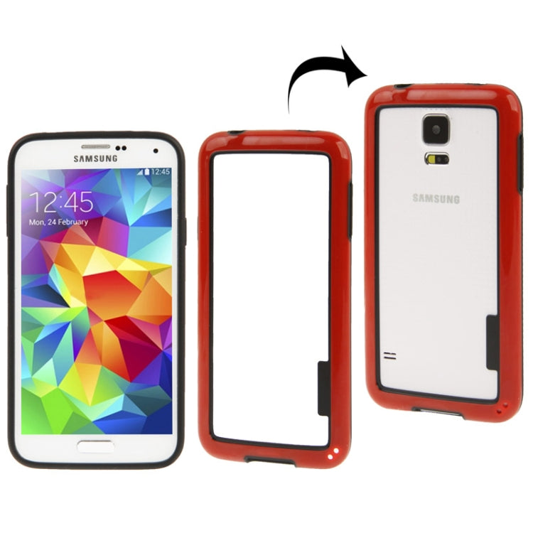2-color TPU + Plastic Bumper Frame for Galaxy S5 / G900