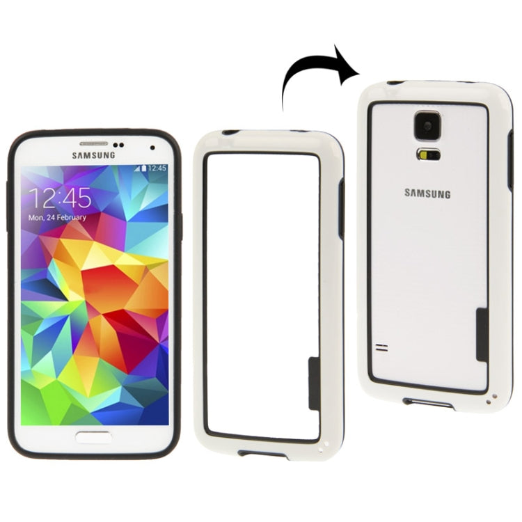 2-color TPU + Plastic Bumper Frame for Galaxy S5 / G900