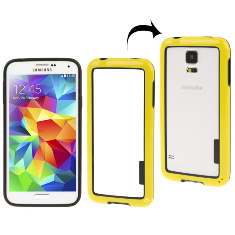 2-color TPU + Plastic Bumper Frame for Galaxy S5 / G900