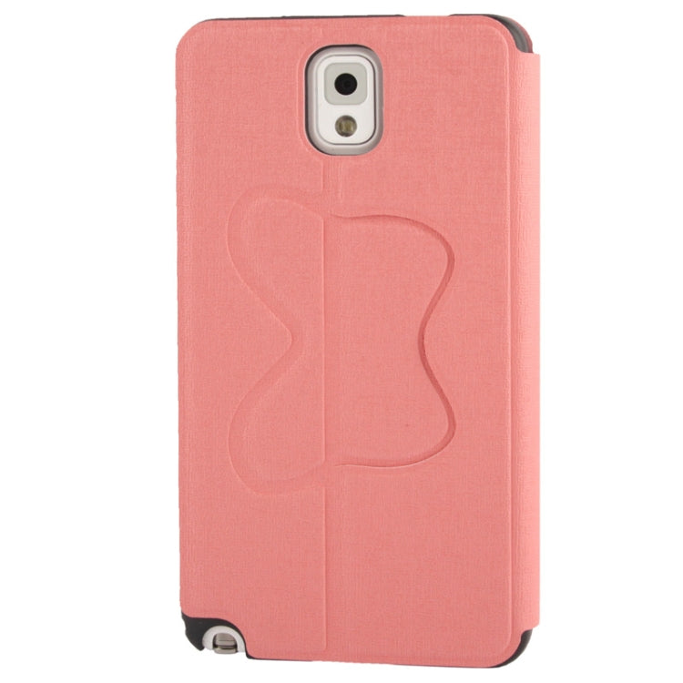 Oracle Texture Embossing Pattern Leather Case with Credit Card Slots & Butterfly Holder for Galaxy Note III / N9000