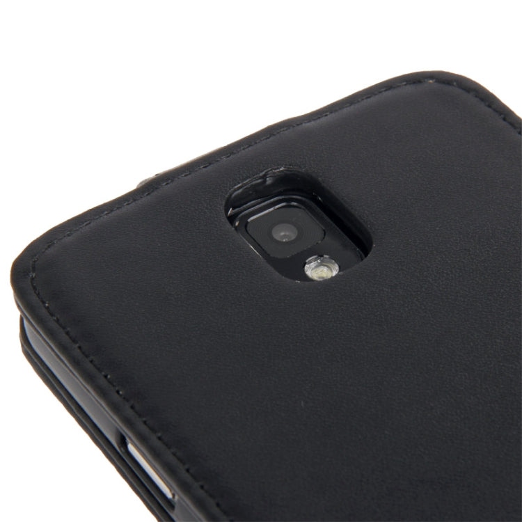 Vertical Flip Leather Case with Credit Card Slot for Galaxy Note III / N9000