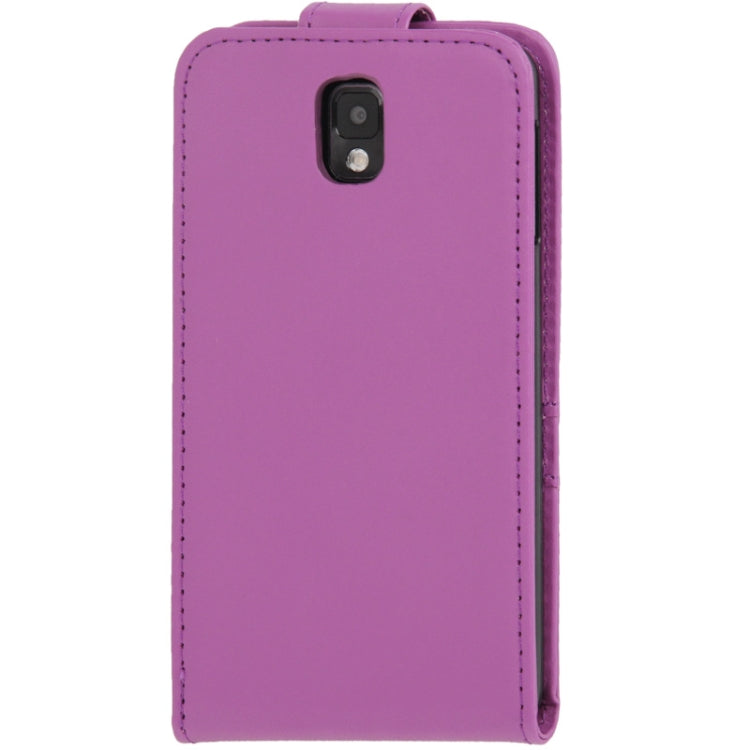 Vertical Flip Leather Case with Credit Card Slot for Galaxy Note III / N9000