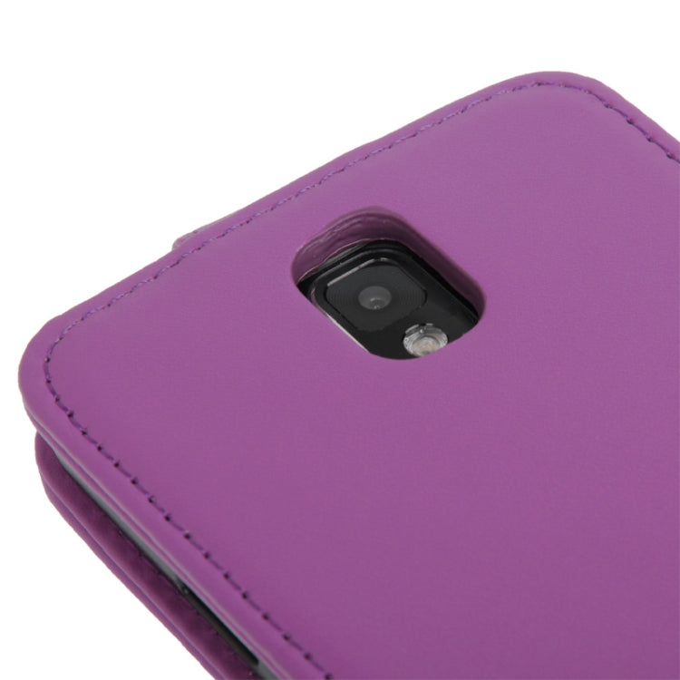 Vertical Flip Leather Case with Credit Card Slot for Galaxy Note III / N9000