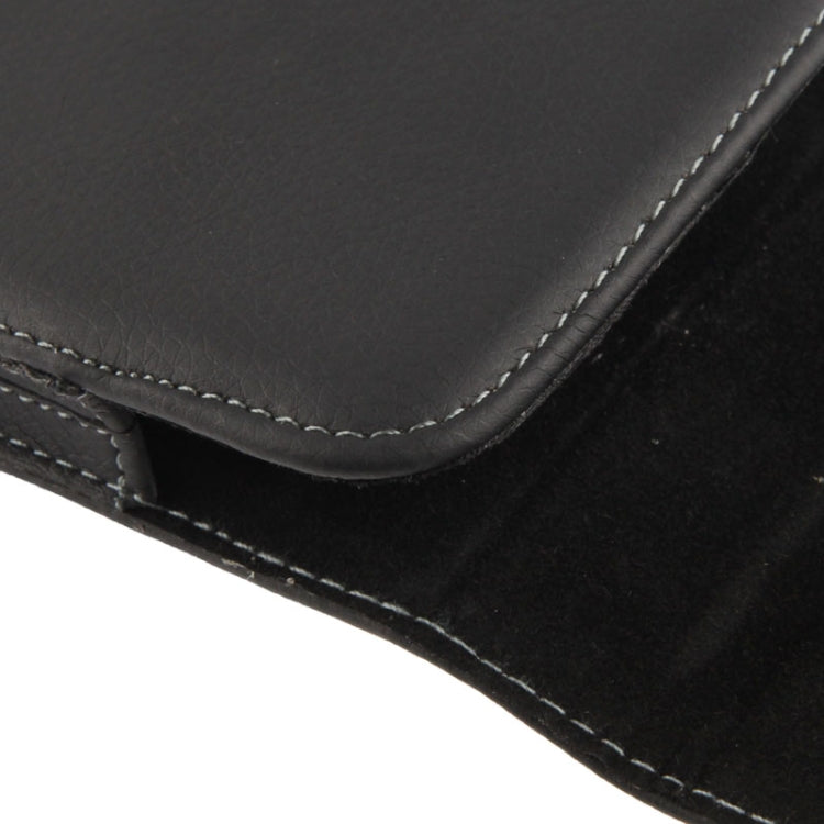 Litchi Texture Vertical Wallet Style Leather Case with Belt Clip for Galaxy Note III / N9000 / N7100(Black)