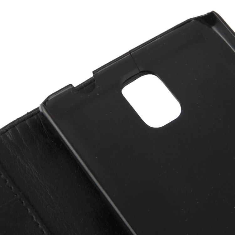 Plaid Texture Leather Case with Credit Card Slot & Holder for Galaxy Note III / N9000