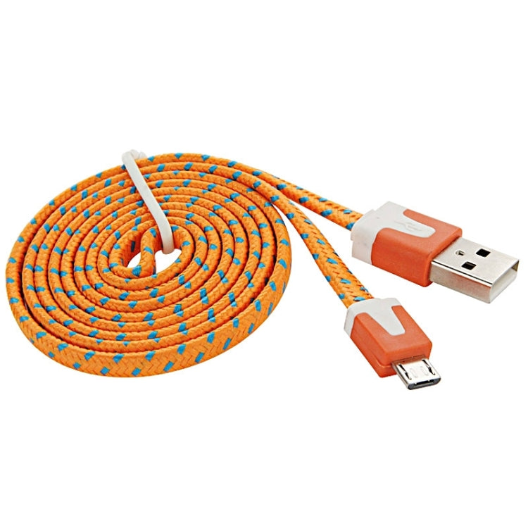 1m Woven Style Micro USB to USB Data / Charging Cable for Samsung Galaxy S7 & S7 Edge / LG G4 / Huawei P8 / Xiaomi Mi4 and other Smartphones