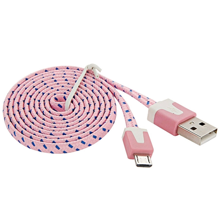 1m Woven Style Micro USB to USB Data / Charging Cable for Samsung Galaxy S7 & S7 Edge / LG G4 / Huawei P8 / Xiaomi Mi4 and other Smartphones