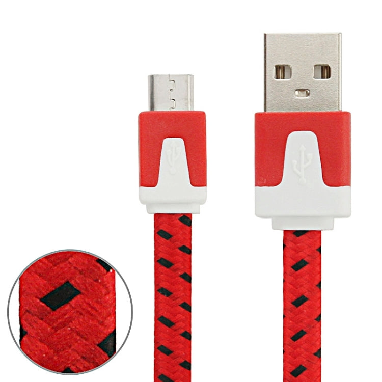 1m Woven Style Micro USB to USB Data / Charging Cable for Samsung Galaxy S7 & S7 Edge / LG G4 / Huawei P8 / Xiaomi Mi4 and other Smartphones