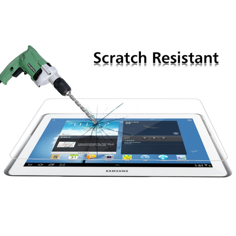 75 PCS 0.4mm 9H+ Surface Hardness 2.5D Tempered Glass Film for Galaxy Note 10.1 / N8000