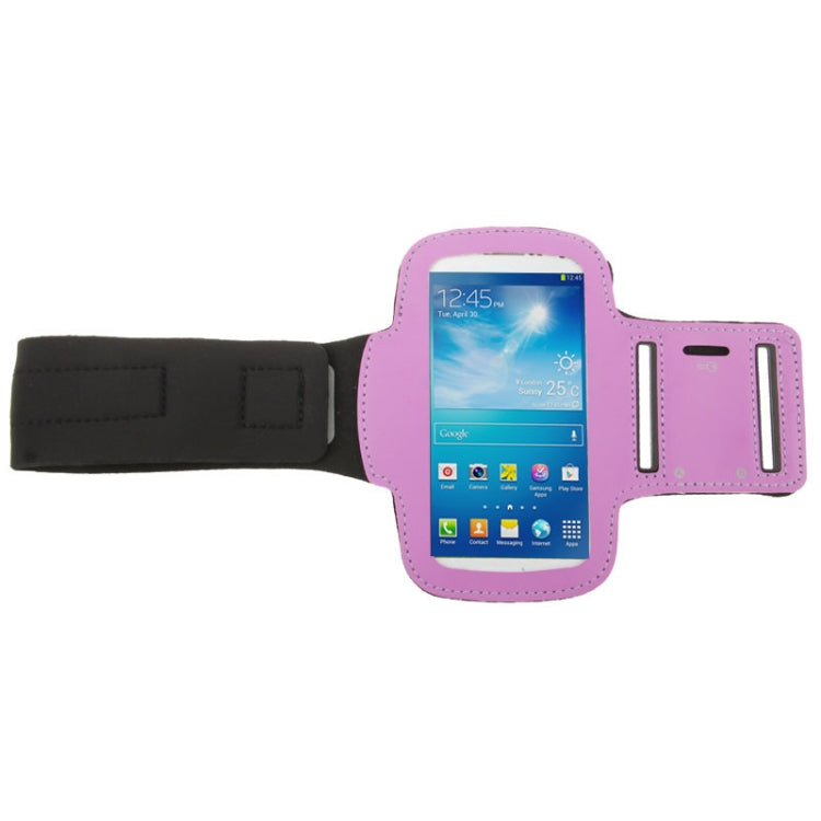 Universal PU Sports Armband Case with Earphone Hole & Key Pocket for Galaxy S IV / i9500 / i9300 / MOTO G