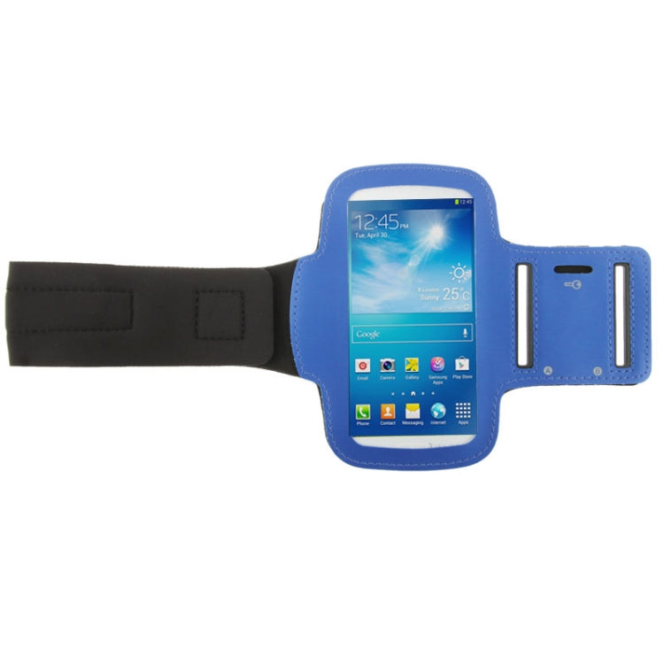 Universal PU Sports Armband Case with Earphone Hole & Key Pocket for Galaxy S IV / i9500 / i9300 / MOTO G