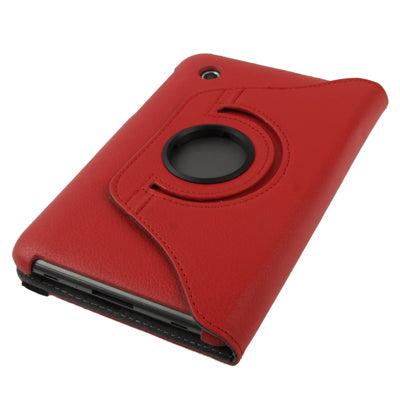 360 Degree Rotation Leather Case with Holder for Galaxy Tab 2 (7.0) / P3100,