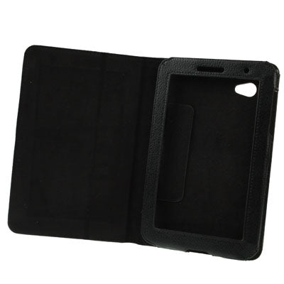 Leather Case with Holder for Galaxy Tab 2 (7.0) / P3100, Black(Black)