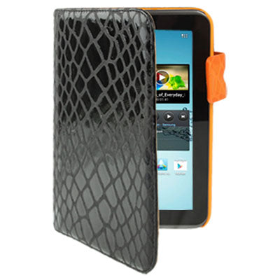Mesh Texture Flip Leather Case with Credit Card Slots & Holder for Samsung Tab 2 / P3100 / P6200