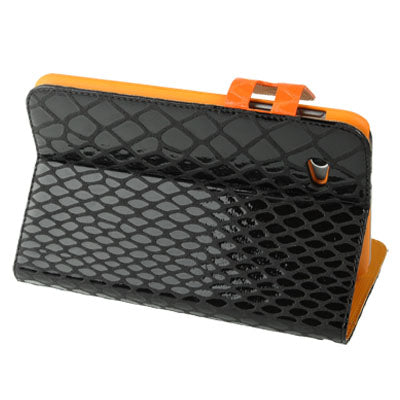 Mesh Texture Flip Leather Case with Credit Card Slots & Holder for Samsung Tab 2 / P3100 / P6200