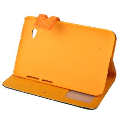 Mesh Texture Flip Leather Case with Credit Card Slots & Holder for Samsung Tab 2 / P3100 / P6200
