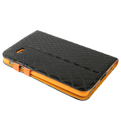 Mesh Texture Flip Leather Case with Credit Card Slots & Holder for Samsung Tab 2 / P3100 / P6200
