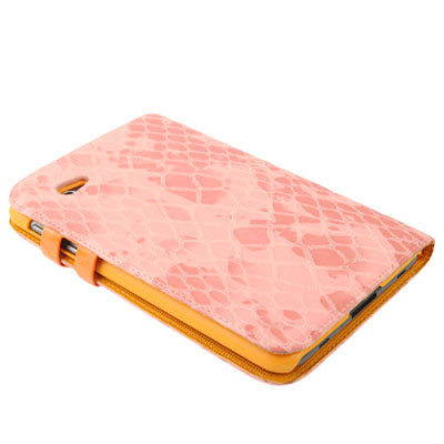 Mesh Texture Flip Leather Case with Credit Card Slots & Holder for Samsung Tab 2 / P3100 / P6200
