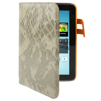 Mesh Texture Flip Leather Case with Credit Card Slots & Holder for Samsung Tab 2 / P3100 / P6200