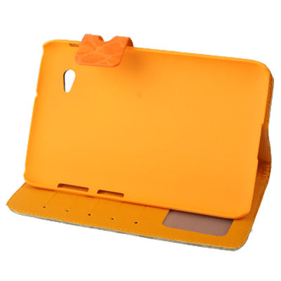 Mesh Texture Flip Leather Case with Credit Card Slots & Holder for Samsung Tab 2 / P3100 / P6200