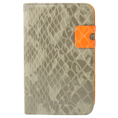 Mesh Texture Flip Leather Case with Credit Card Slots & Holder for Samsung Tab 2 / P3100 / P6200