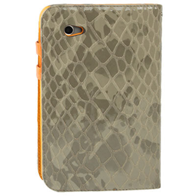 Mesh Texture Flip Leather Case with Credit Card Slots & Holder for Samsung Tab 2 / P3100 / P6200