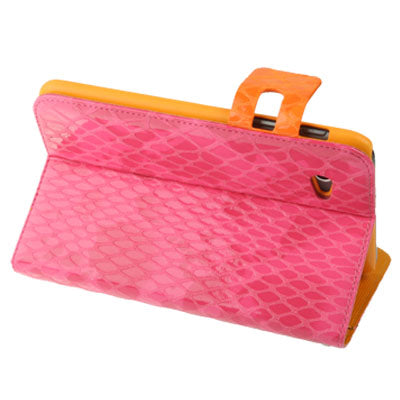 Mesh Texture Flip Leather Case with Credit Card Slots & Holder for Samsung Tab 2 / P3100 / P6200