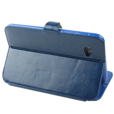 High Quality Crazy Horse Texture Flip Leather Case with Holder & Credit Card Slots for Galaxy Tab P3100 / P3110 / P6200 / P6210