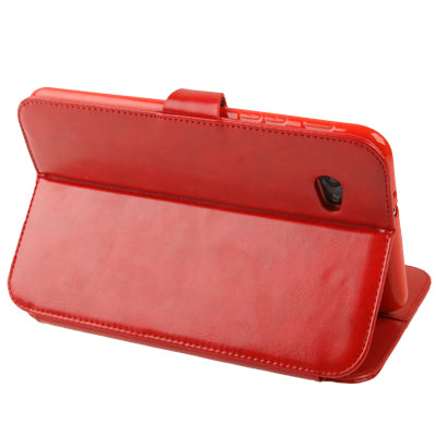 High Quality Crazy Horse Texture Flip Leather Case with Holder & Credit Card Slots for Galaxy Tab P3100 / P3110 / P6200 / P6210