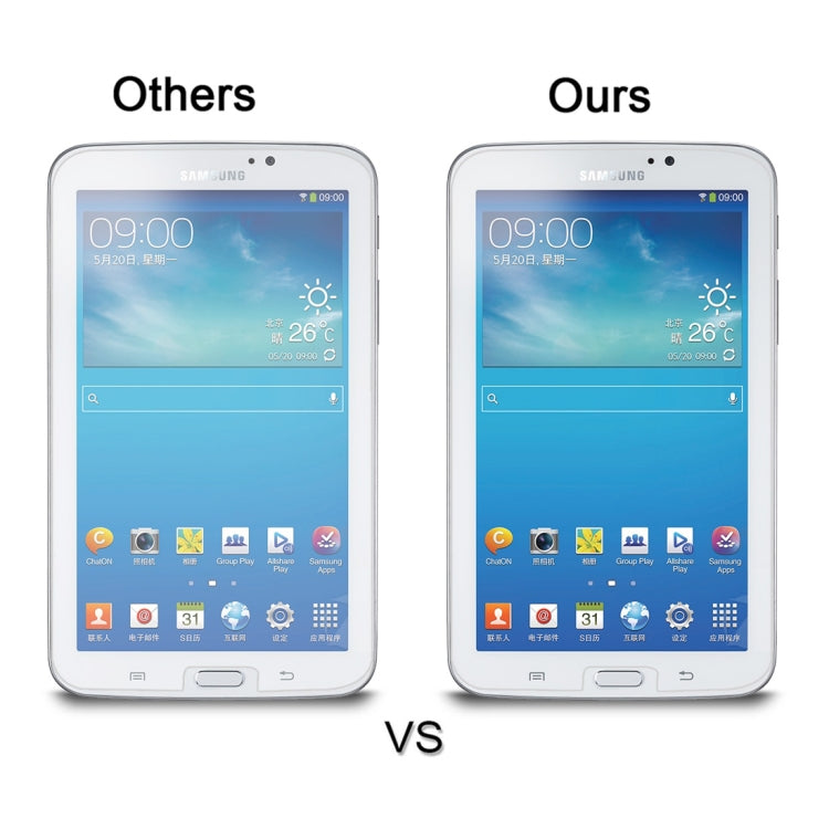 0.4mm 9H+ Surface Hardness 2.5D Tempered Glass Film for Galaxy Tab 3 7.0 / T210 / T211 / T215