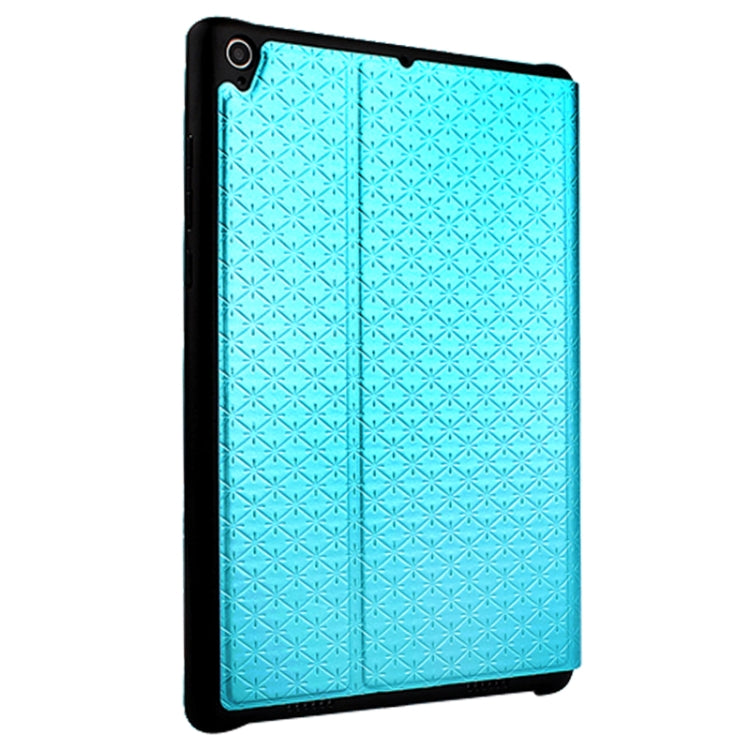3-folding Rhomb Texture Leather Smart Case with Sleep / Wake-up Function & Holder for Xiaomi Mi Pad