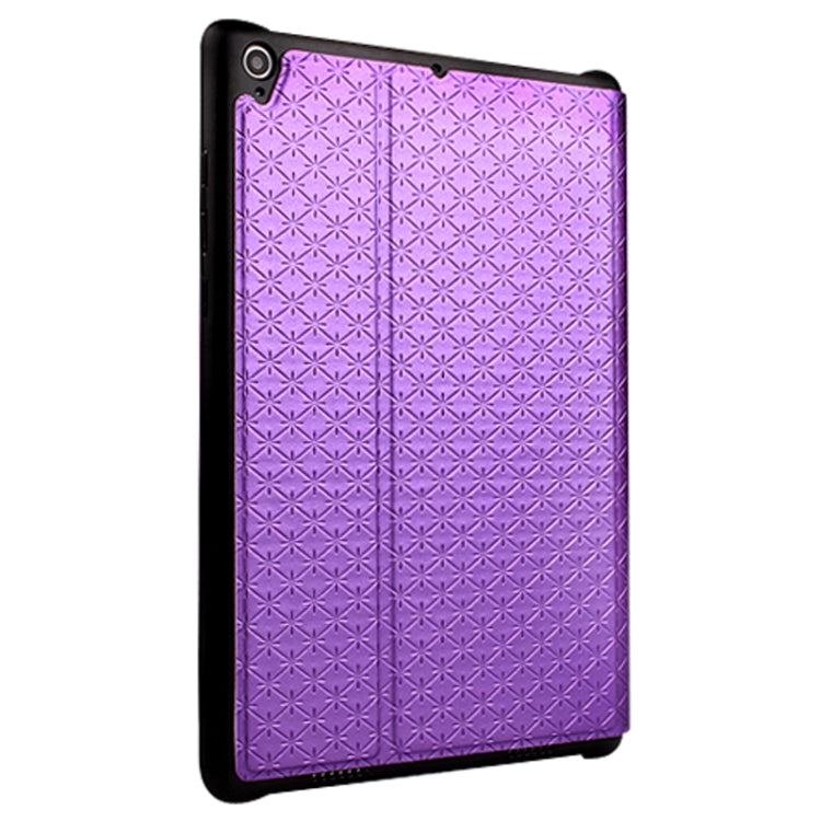 3-folding Rhomb Texture Leather Smart Case with Sleep / Wake-up Function & Holder for Xiaomi Mi Pad