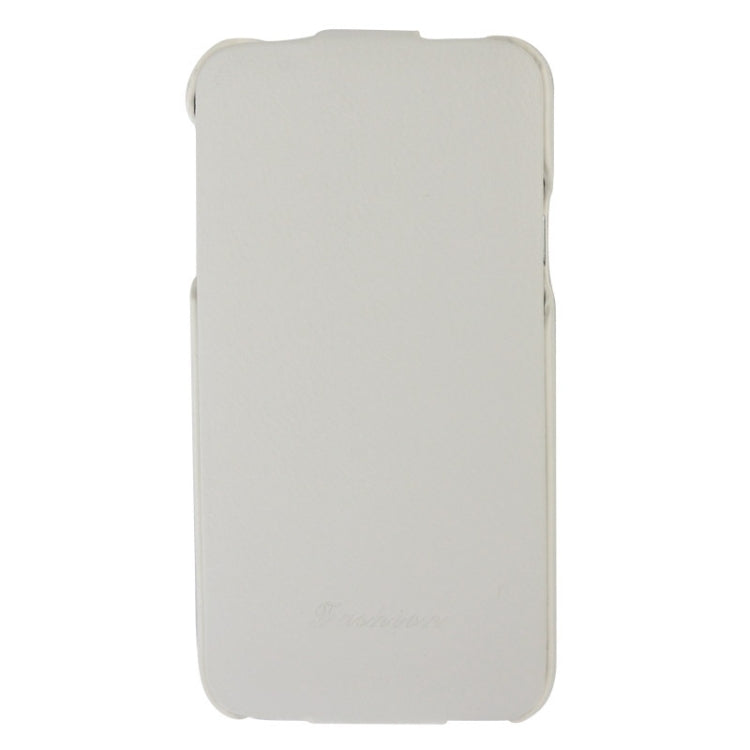 Deluxe Litchi Texture Vertical Flip Genuine Leather Case with Fashion Logo for Galaxy S5 / G900