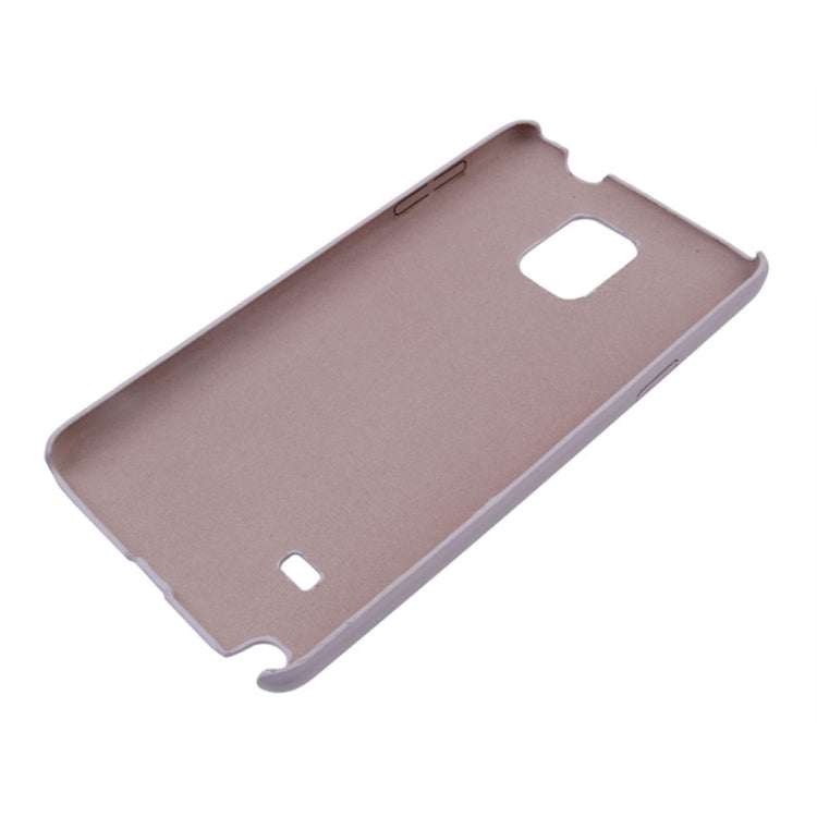 Ultrathin PU Leather Back Cover Protective Case for Galaxy Note 4 / N910(Beige)