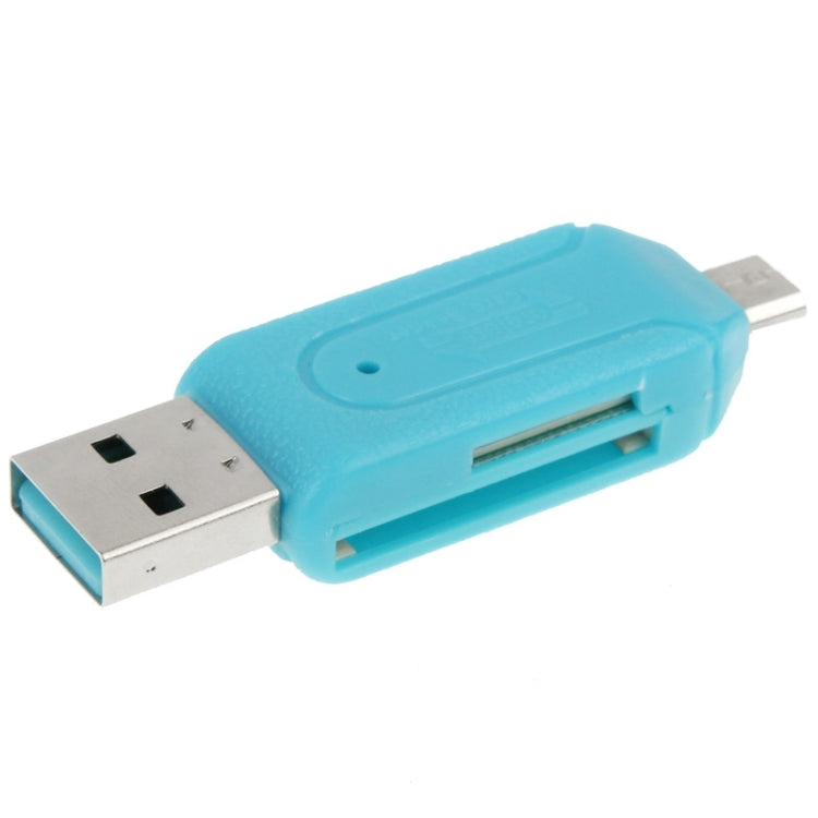 Micro USB Data Interface T-Flash / SD U-disk OTG Card Reader, For iPad, iPhone, Galaxy, Huawei, Xiaomi, LG, HTC and Other Smart Phones, Rechargeable Devices