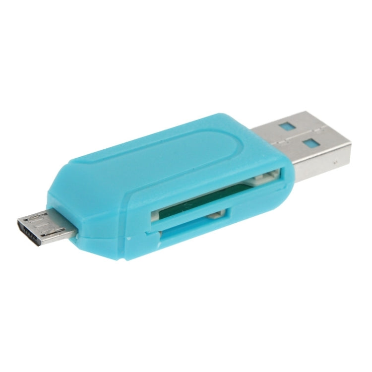 Micro USB Data Interface T-Flash / SD U-disk OTG Card Reader, For iPad, iPhone, Galaxy, Huawei, Xiaomi, LG, HTC and Other Smart Phones, Rechargeable Devices