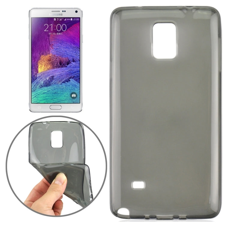 Ultrathin Smooth Surface Anti-skid TPU Case for Galaxy Note 4 / N910