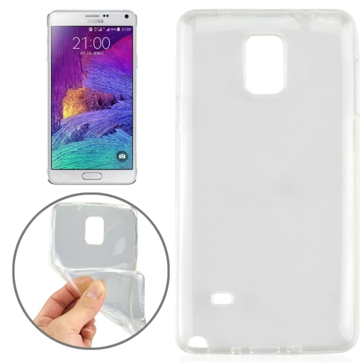 Ultrathin Smooth Surface Anti-skid TPU Case for Galaxy Note 4 / N910