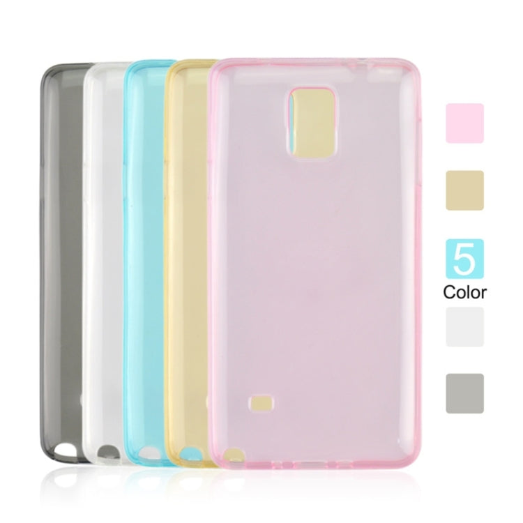 Ultrathin Smooth Surface Anti-skid TPU Case for Galaxy Note 4 / N910