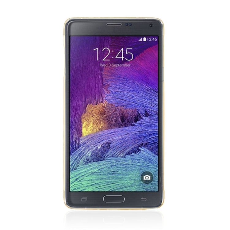 0.3mm Ultrathin CD Texture TPU Protective Transparent Case for Galaxy Note 4 / N910