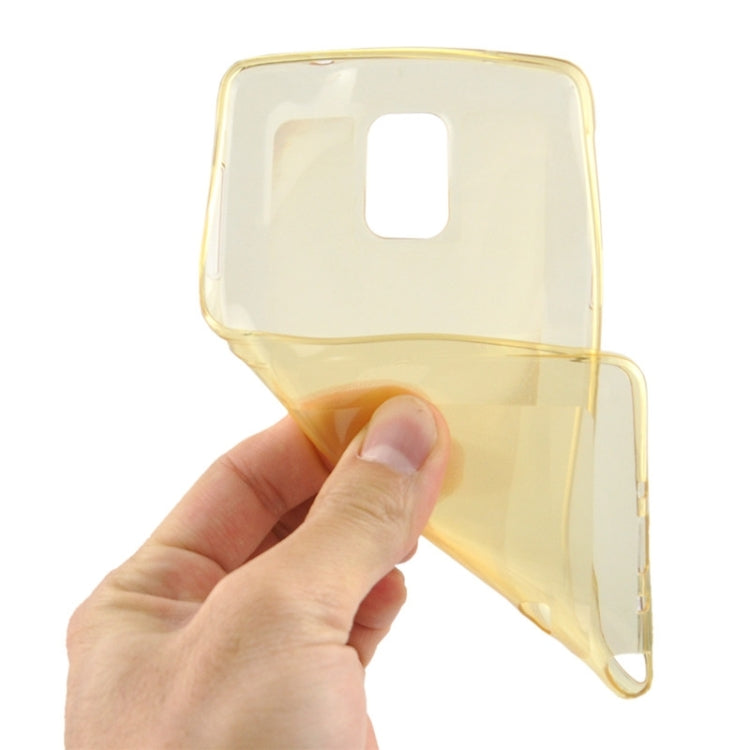 0.3mm Ultrathin CD Texture TPU Protective Transparent Case for Galaxy Note 4 / N910