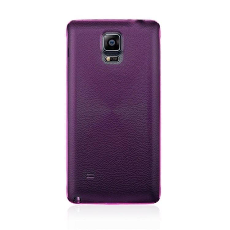 0.3mm Ultrathin CD Texture TPU Protective Transparent Case for Galaxy Note 4 / N910