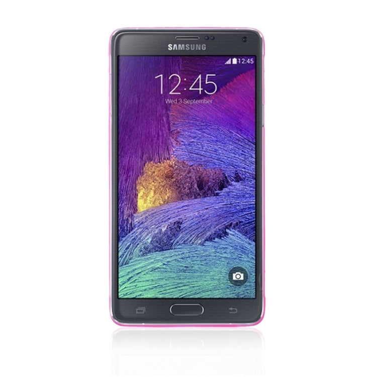 0.3mm Ultrathin CD Texture TPU Protective Transparent Case for Galaxy Note 4 / N910