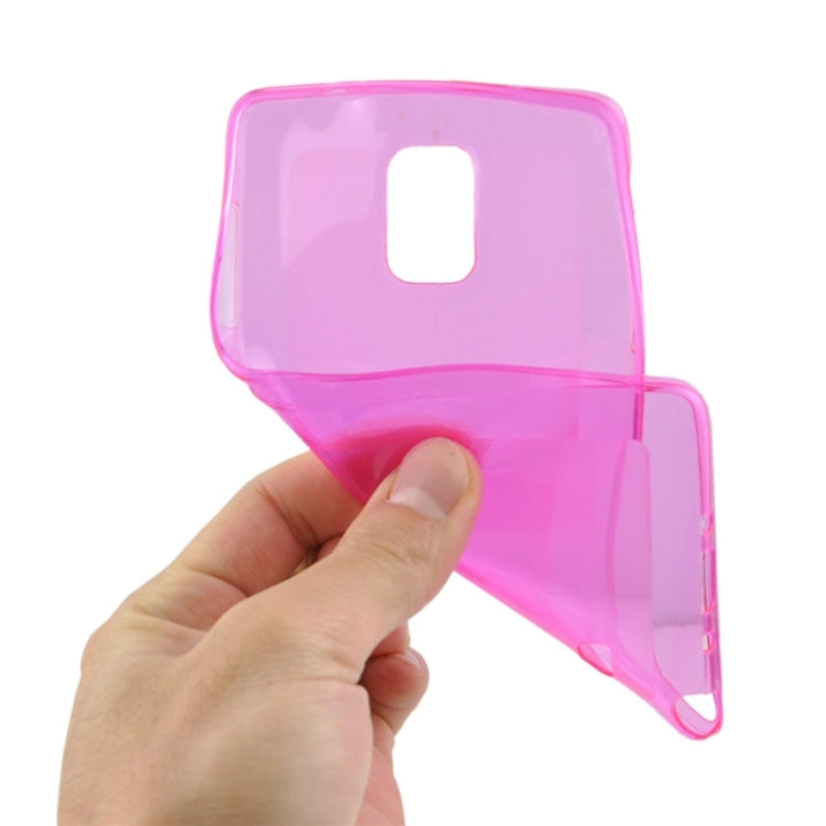 0.3mm Ultrathin CD Texture TPU Protective Transparent Case for Galaxy Note 4 / N910