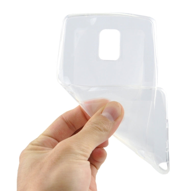 0.3mm Ultrathin CD Texture TPU Protective Transparent Case for Galaxy Note 4 / N910