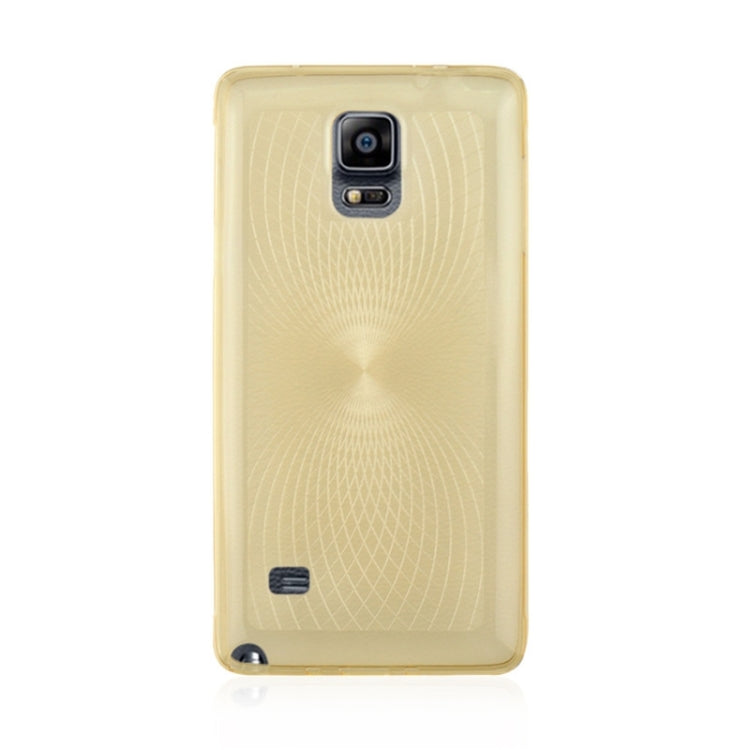 0.3mm Ultrathin Eye of Sun Grain Transparent TPU Case for Galaxy Note 4 / N910